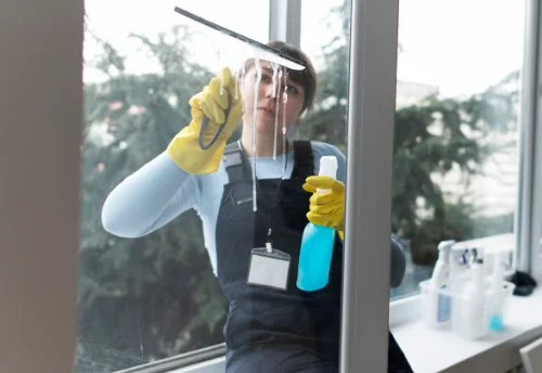 Nettoyage de vitres intérieures et extérieures à Thésée